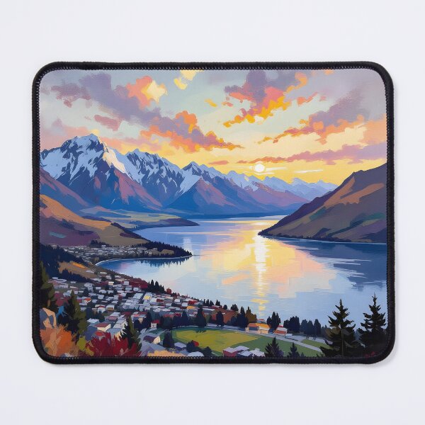 Item preview, Queenstown - New Zealand - Lake Wakatipu Sunset designed and sold by Wiss2Arts.