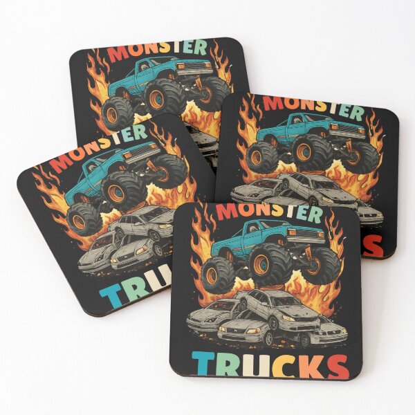 Item preview, Monster Trucks are my jam designed and sold by Aiolin.