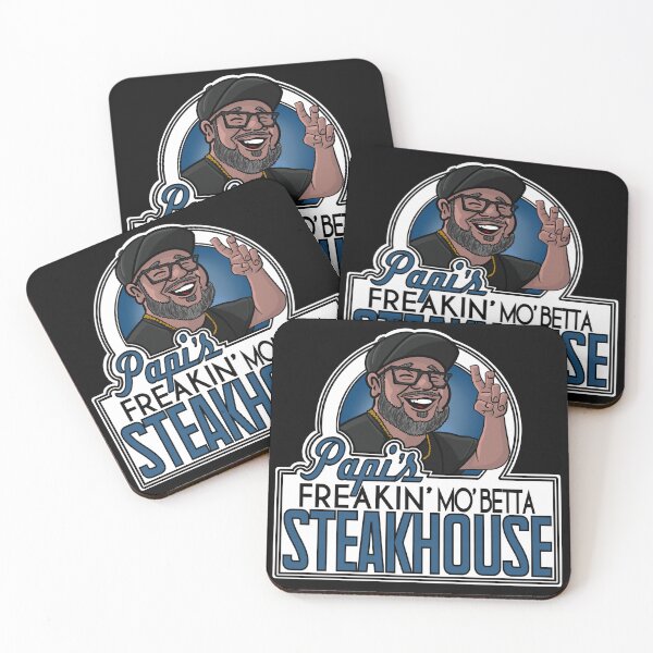 Item preview, Papi’s Steakhouse designed and sold by Rotorhead Designs.