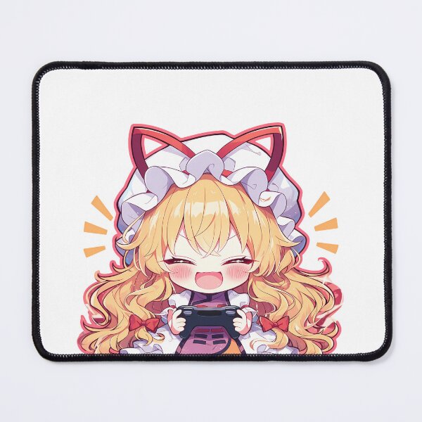 Item preview, Yukari Yakumo Touhou Anime Girl Cute Chibi Playing Video Game designed and sold by earlobejerk.