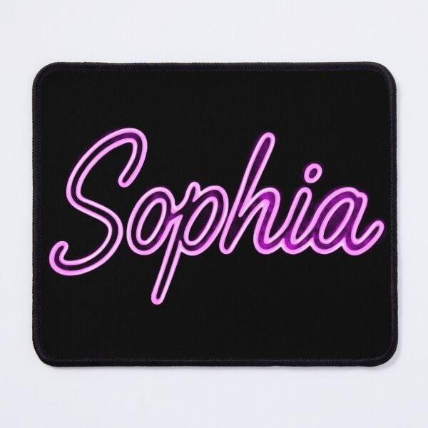 Item preview, Sophia Neon Glow Name Design – Trendy Streetwear & Aesthetic Gift designed and sold by DailyVibesCo.