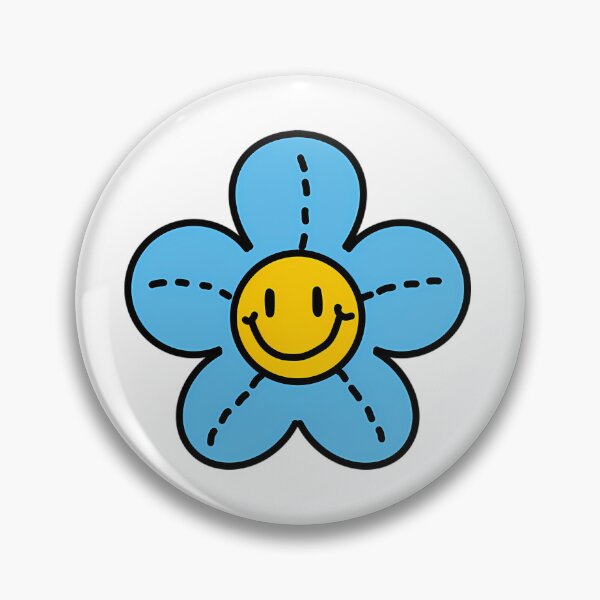 Item preview, Flor Azul Retro Vintage Dibujo designed and sold by EdificatTTArt.