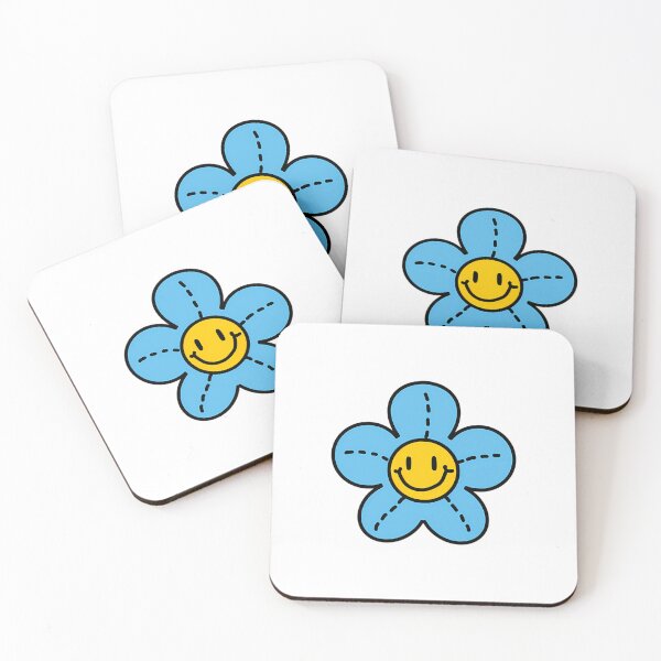 Item preview, Flor Azul Retro Vintage Dibujo designed and sold by EdificatTTArt.