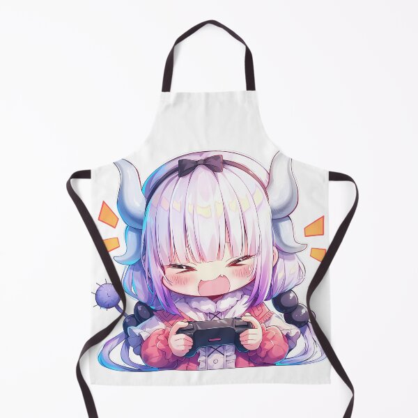 Item preview, Kanna Kamui Miss Kobayashi Dragon Maid Anime Girl Cute Chibi Playing Video Game designed and sold by earlobejerk.