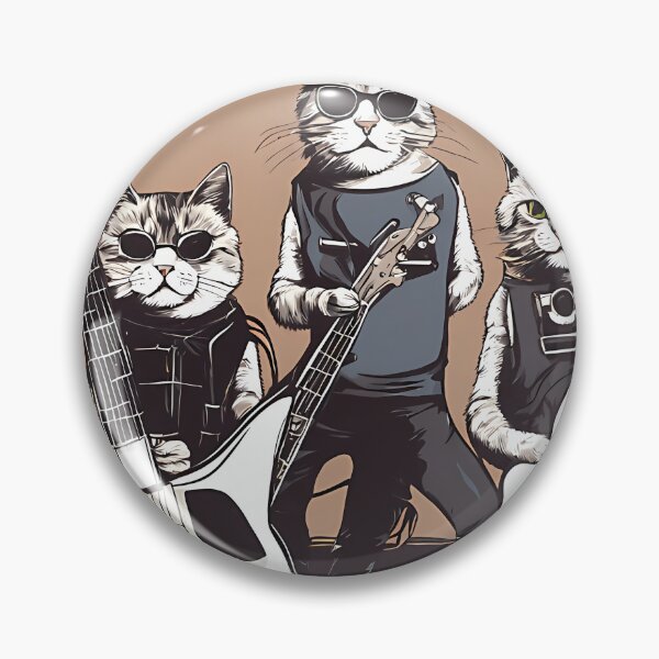 Item preview,  Supercool Cats In A Rock Band designed and sold by EddieMiyamo.