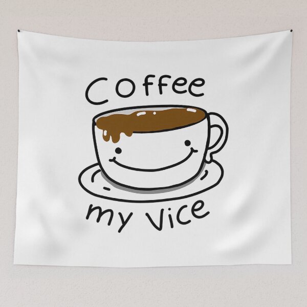 Item preview, Coffee My Vice Shorts designed and sold by EdificatTTArt.