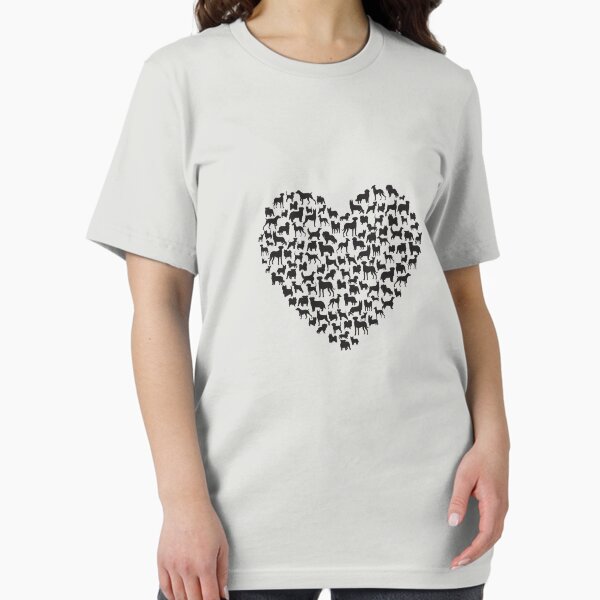 Item preview, Dog Lover's Heart designed and sold by dfunky.