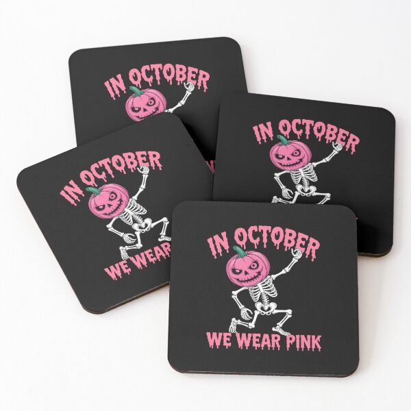 Item preview, in October We Wear Pink Breast Cancer Pumpkin Halloween designed and sold by Bandikonsalez.