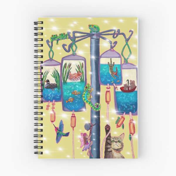Item preview, Kitty y el poste de suero designed and sold by Julie Ann Accornero.