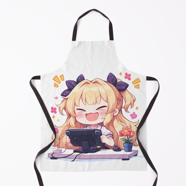 Item preview, Madoka Kaname Magia Record Anime Girl Cute Chibi Playing Video Game designed and sold by earlobejerk.