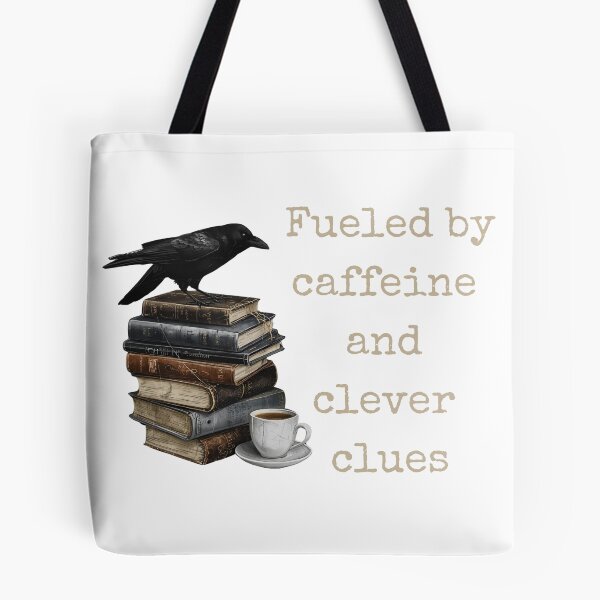 Item preview, Fueled by caffeine and Clues designed and sold by Petthecatshop.