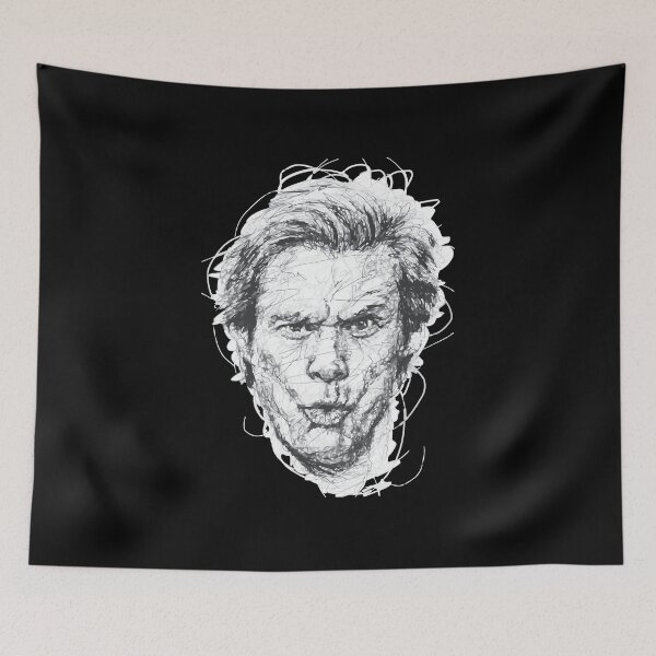 Item preview, Jim Carrey Sketch Funny Face Scribble Portrait designed and sold by dwightzz1x.