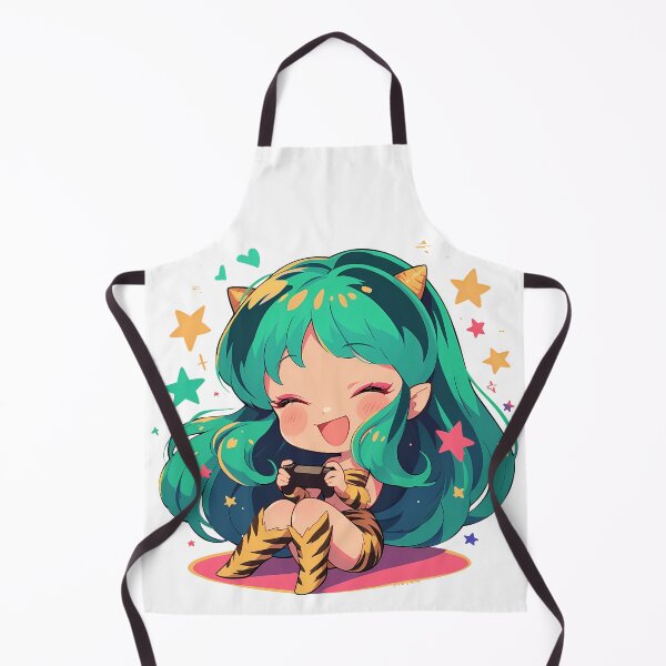 Item preview, Lum Urusei Yatsura Anime Girl Cute Chibi Playing Video Game designed and sold by earlobejerk.
