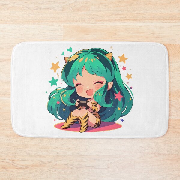 Item preview, Lum Urusei Yatsura Anime Girl Cute Chibi Playing Video Game designed and sold by earlobejerk.