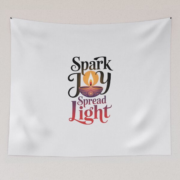 Item preview, Spark Joy Spread Light – Elegant Diwali Diya Design designed and sold by Jollys-ArtShop.