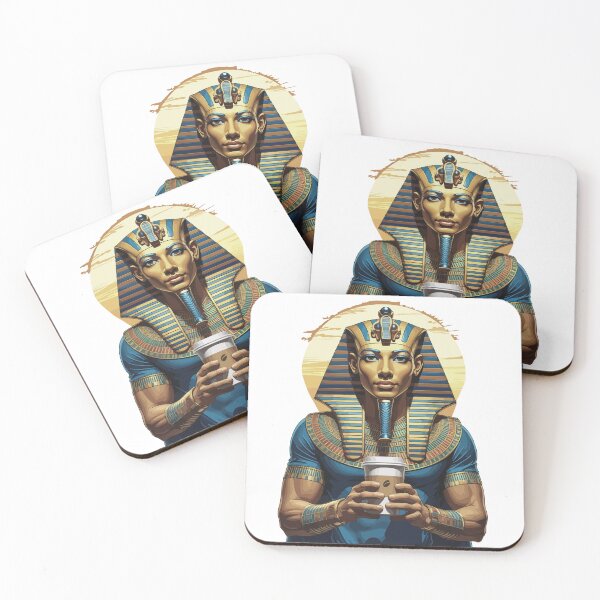 Item preview, Pharaoh Loves Coffee designed and sold by emhoteb.