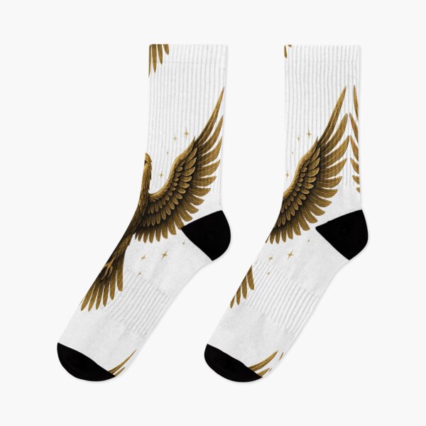 Item preview, Golden American Falcon Wings Spread | Luxury Graphic T-Shirt designed and sold by Passmr.