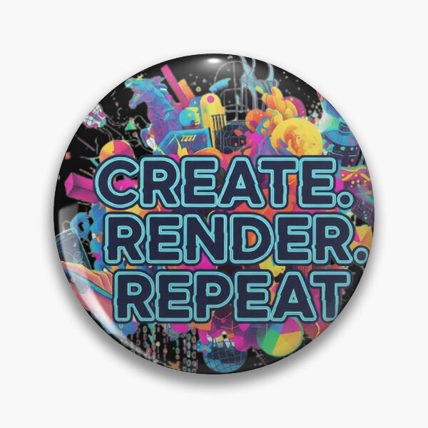 Item preview, Create Render Repeat Robot Design designed and sold by FadedWorkshop.