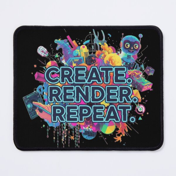 Item preview, Create Render Repeat Robot Design designed and sold by FadedWorkshop.