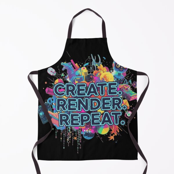 Item preview, Create Render Repeat Robot Design designed and sold by FadedWorkshop.