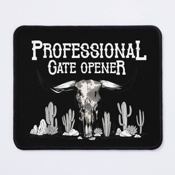 Item preview, Western Cactus Cow Bull Skull Profestional Gate Opener designed and sold by FernAdams6.
