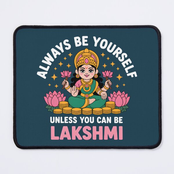 Item preview, Always Be Yourself Unless You Can Be Lakshmi – Funny Diwali Design designed and sold by Jollys-ArtShop.