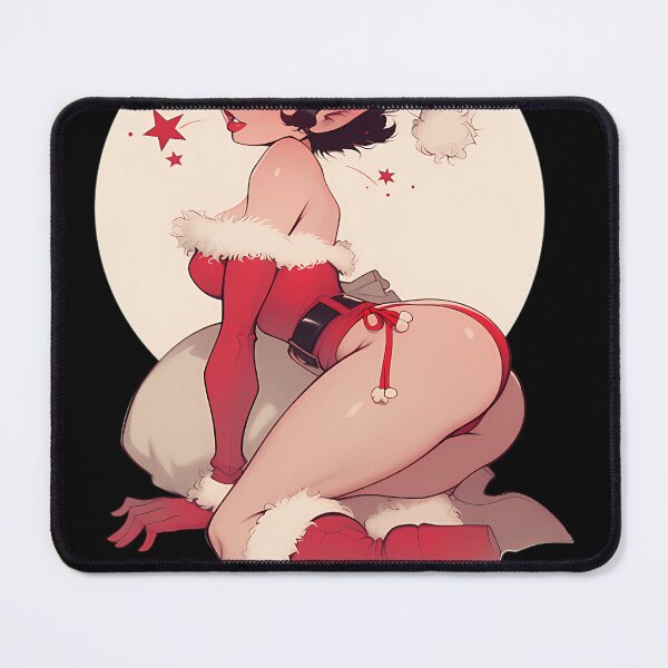 Item preview, Santa'S Elf Girl Betty Pinup Cartoon designed and sold by RosaVelazqu.