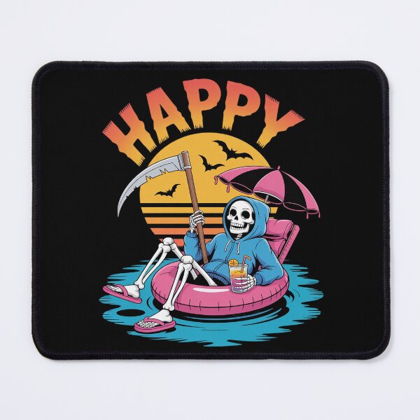Item preview, Happy Summerween Grim Reaper Float Summer Halloween Spooky designed and sold by JulienAureo.