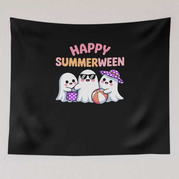 Item preview, Happy Summerween Summer Halloween Ghost Men Women Kids designed and sold by JulienAureo.