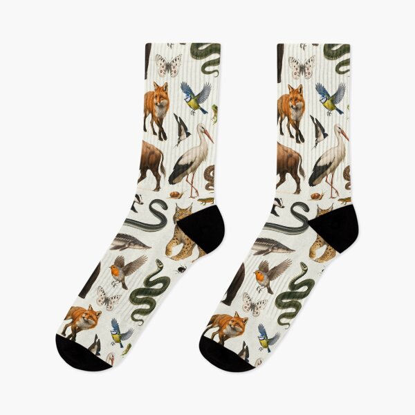 Item preview, Animals of Eastern Europe Retro Illustration Wildlife Chart designed and sold by kakarikihill.