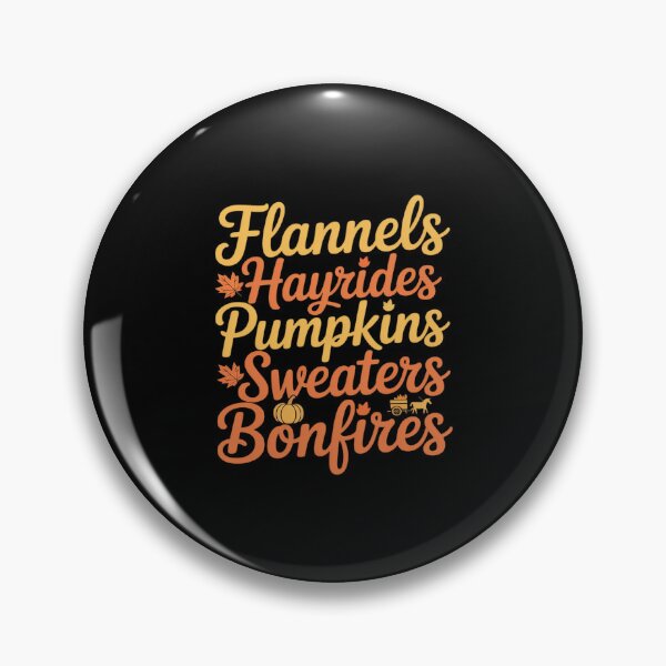 Item preview, Hayrides flannel bonfires fall Halloween fun designed and sold by JulienAureo.
