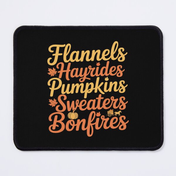 Item preview, Hayrides flannel bonfires fall Halloween fun designed and sold by JulienAureo.