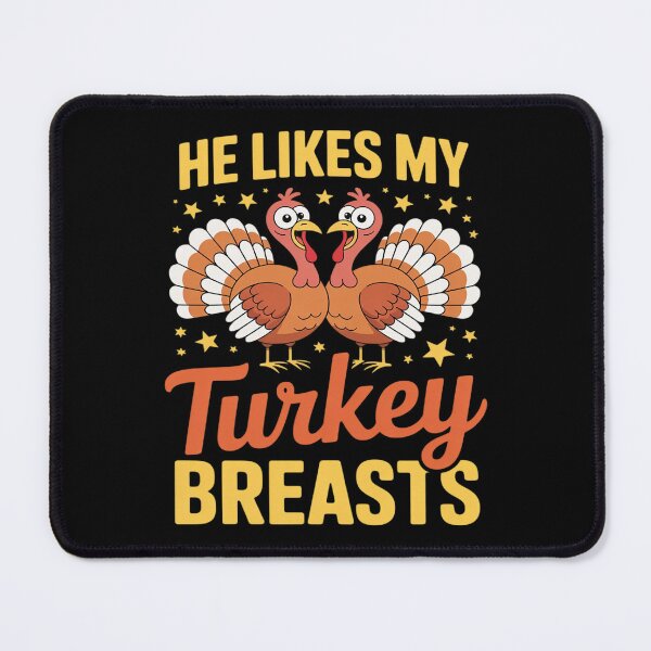 Item preview, He Likes My Turkey Breasts Couple Matching Thanksgiving designed and sold by JulienAureo.