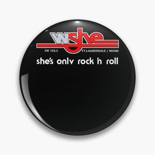 Item preview, Wshe Fm 103.5 She's Only Rock 'N Roll designed and sold by DelphineHeller.