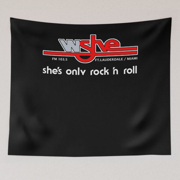 Item preview, Wshe Fm 103.5 She's Only Rock 'N Roll designed and sold by DelphineHeller.
