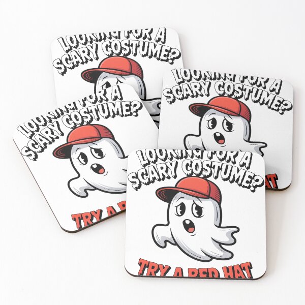 Item preview, LOOKING FOR A SCARY COSTUME TRY A RED HAT designed and sold by dennismarvin827.