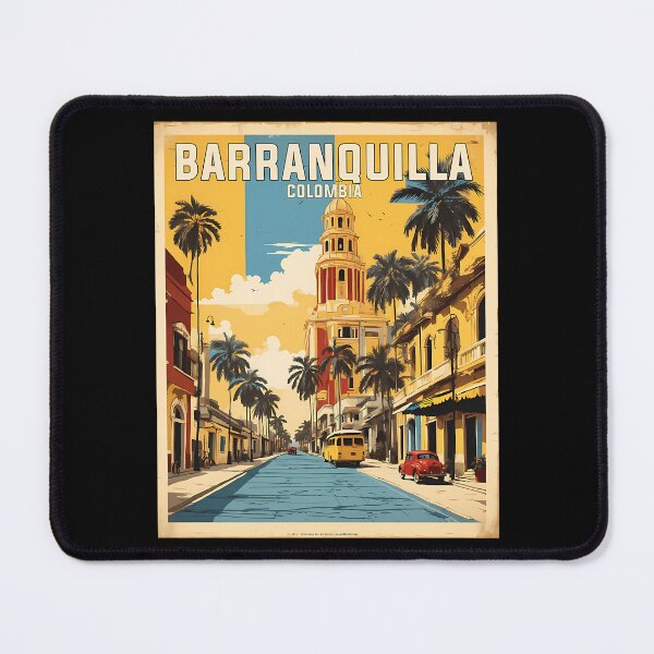 Item preview, Barranquilla Colombia Retro Vintage Poster Tourism designed and sold by willardgarret.
