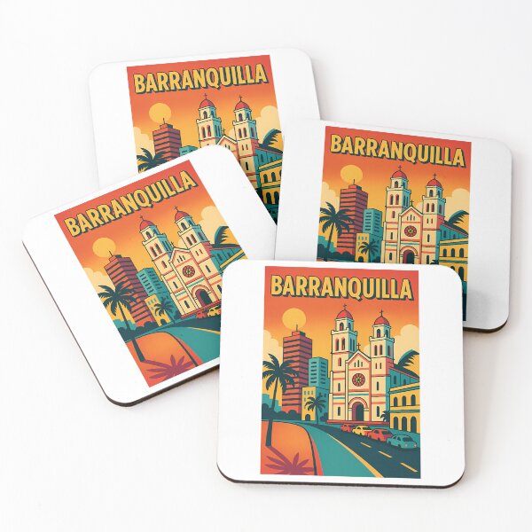 Item preview, Colorful Barranquilla Travel Poster designed and sold by willardgarret.