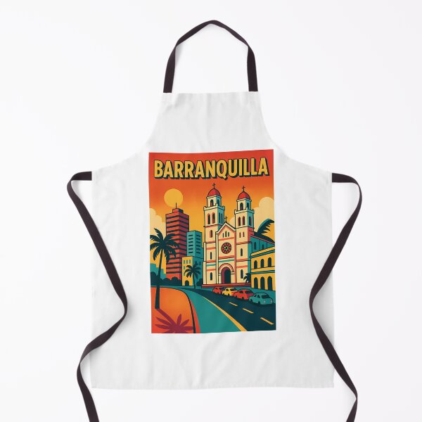 Item preview, Colorful Barranquilla Travel Poster designed and sold by willardgarret.