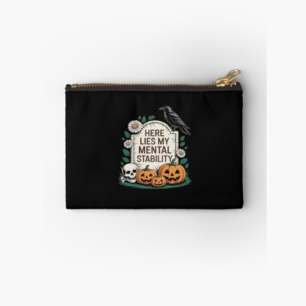 Item preview, Here Lies My Mental Stability, Horror Halloween designed and sold by JulienAureo.