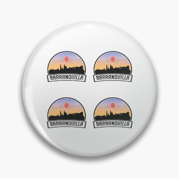 Item preview, Barranquilla Colombia Skyline Vintage Sunset Travel Souvenir designed and sold by willardgarret.
