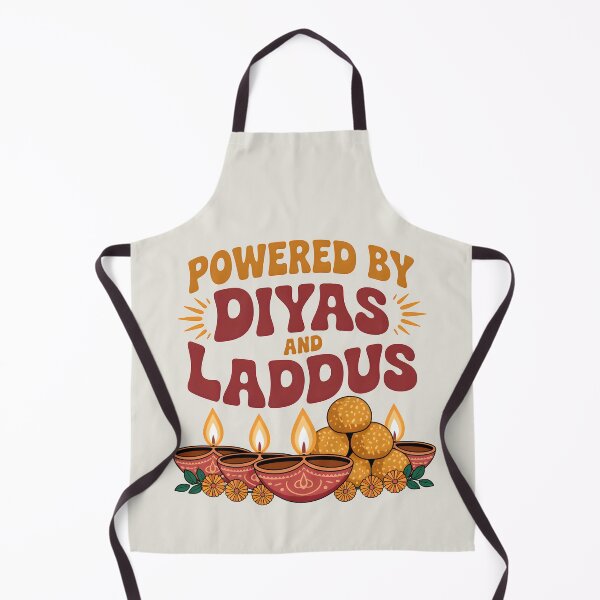 Artikelvorschau, Angetrieben von Diyas und Laddus – Lustiges Diwali-Fest-Design entworfen und verkauft von Jollys-ArtShop.
