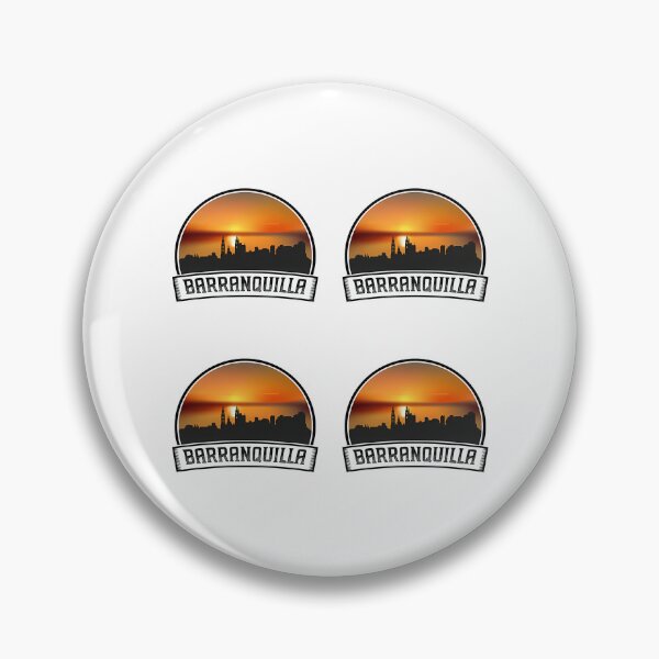 Item preview, Barranquilla Colombia Skyline Vintage Sunset Travel Souvenir designed and sold by willardgarret.