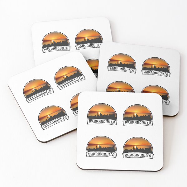 Item preview, Barranquilla Colombia Skyline Vintage Sunset Travel Souvenir designed and sold by willardgarret.
