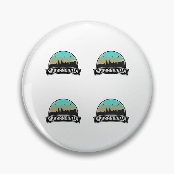 Item preview, Barranquilla Colombia Skyline Colombian Souvenir designed and sold by willardgarret.