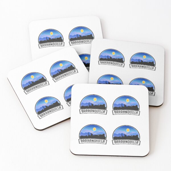 Item preview, Barranquilla Colombia Skyline Vintage Sunset Travel Souvenir designed and sold by willardgarret.