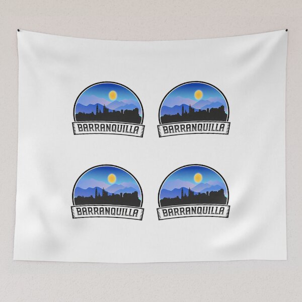 Item preview, Barranquilla Colombia Skyline Vintage Sunset Travel Souvenir designed and sold by willardgarret.