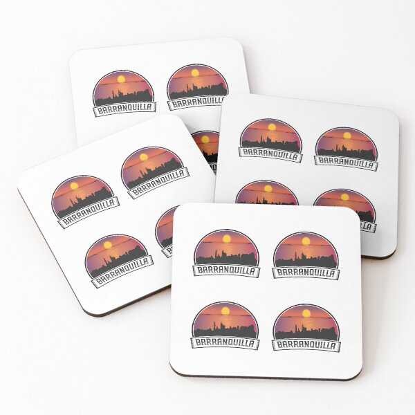 Item preview, Barranquilla Colombia Skyline Vintage Sunset Travel Souvenir designed and sold by willardgarret.