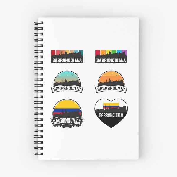 Item preview, Barranquilla Colombia Skyline Colombian Flag Travel Souvenir Sticker Pack Set X6 designed and sold by willardgarret.