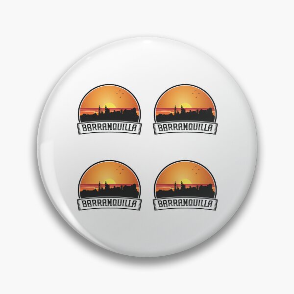 Item preview, Barranquilla Colombia Skyline Vintage Sunset Travel Souvenir designed and sold by willardgarret.